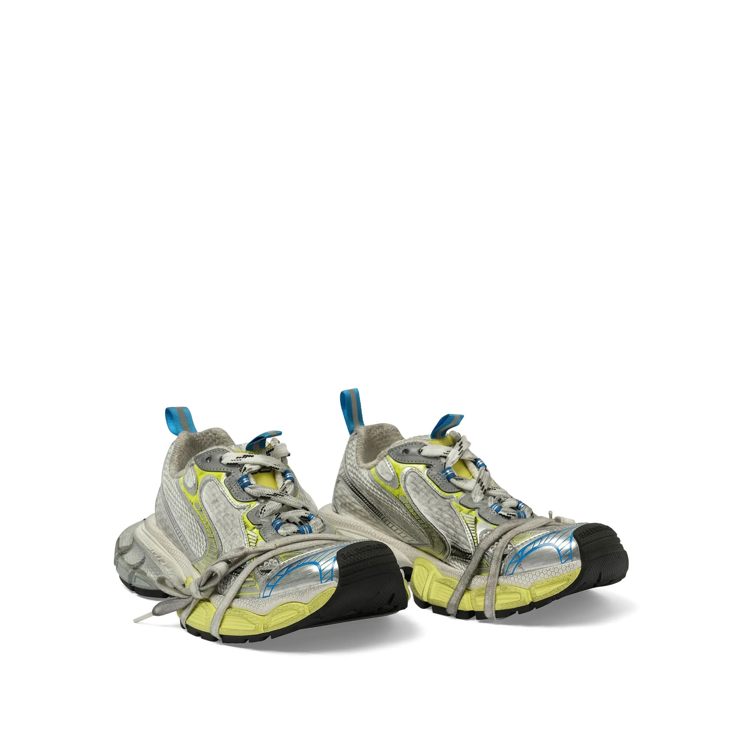 Cape Robbin Sneakers 3XL Sneaker in White/Yellow/Blue