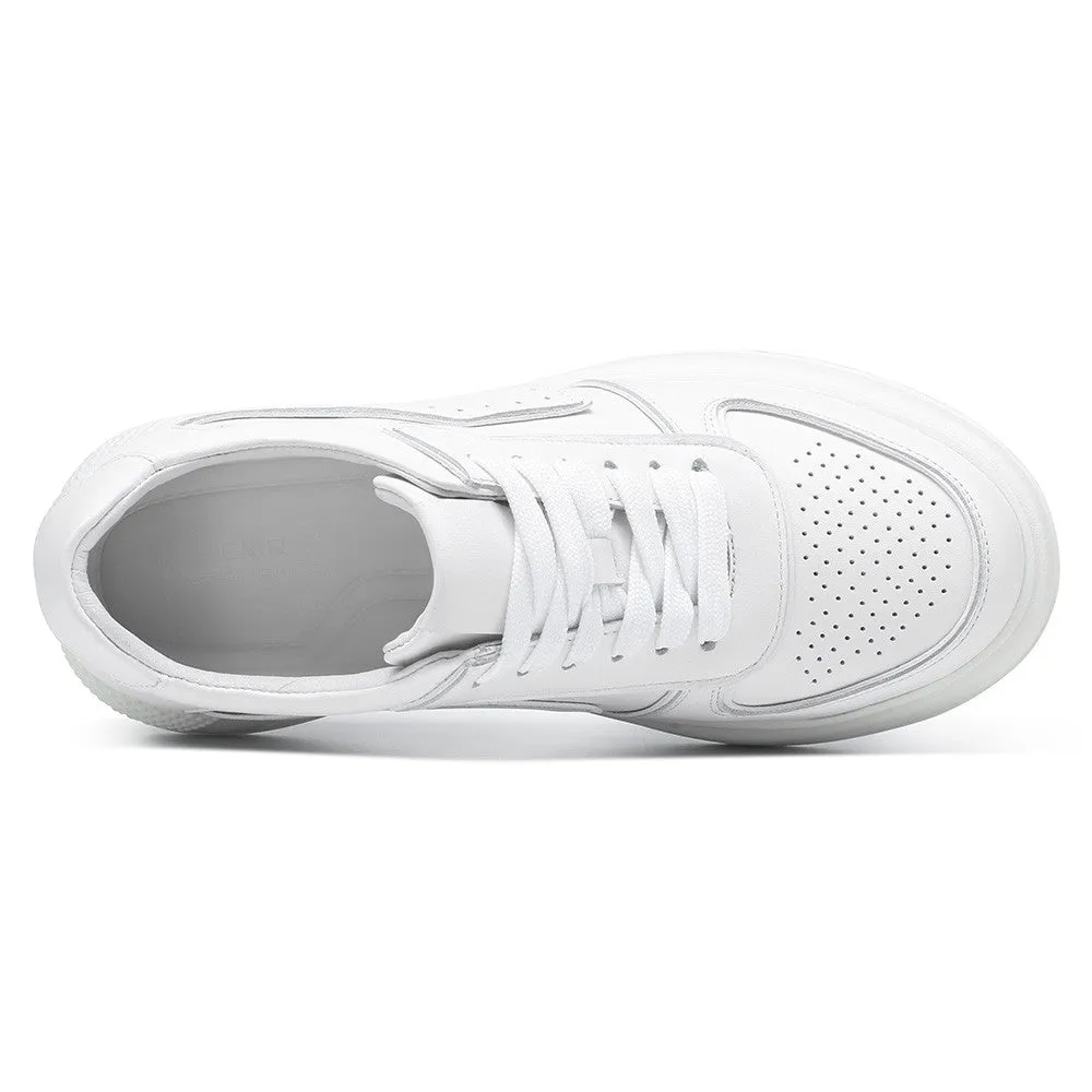 7 CM/2.76 Inches CMR CHAMARIPA Height Increasing Shoes Casual White Sneakers For Women Insoles For Sneakers