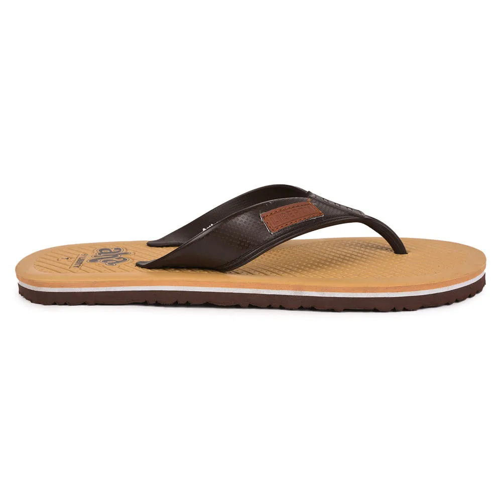 A-HA Casual Beige Flip-Flops For Men HARRISON By Liberty Sandals Original