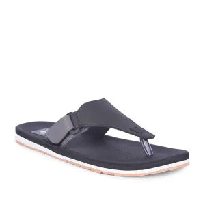 A-HA Casual Black Flip Flop For Men ANCO-01 By Liberty Comfiest Sandals