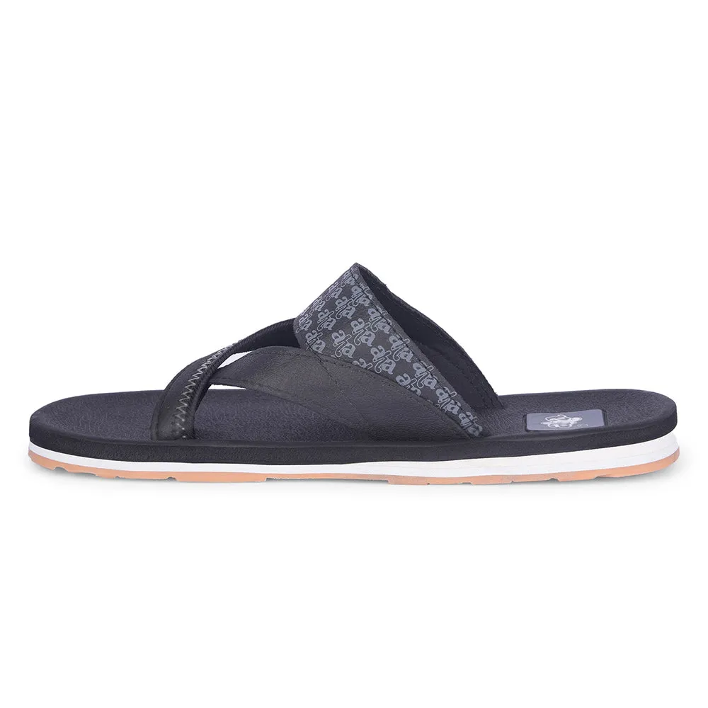 A-HA Casual Black Flip Flop For Men ANCO-02 By Liberty Kenneth Cole Gentle Souls Sandals