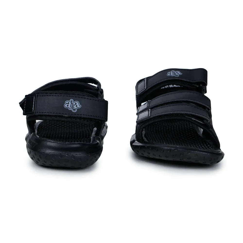 A-HA Casual Black Sandals For Men LB195-01 By Liberty Styles Sandals