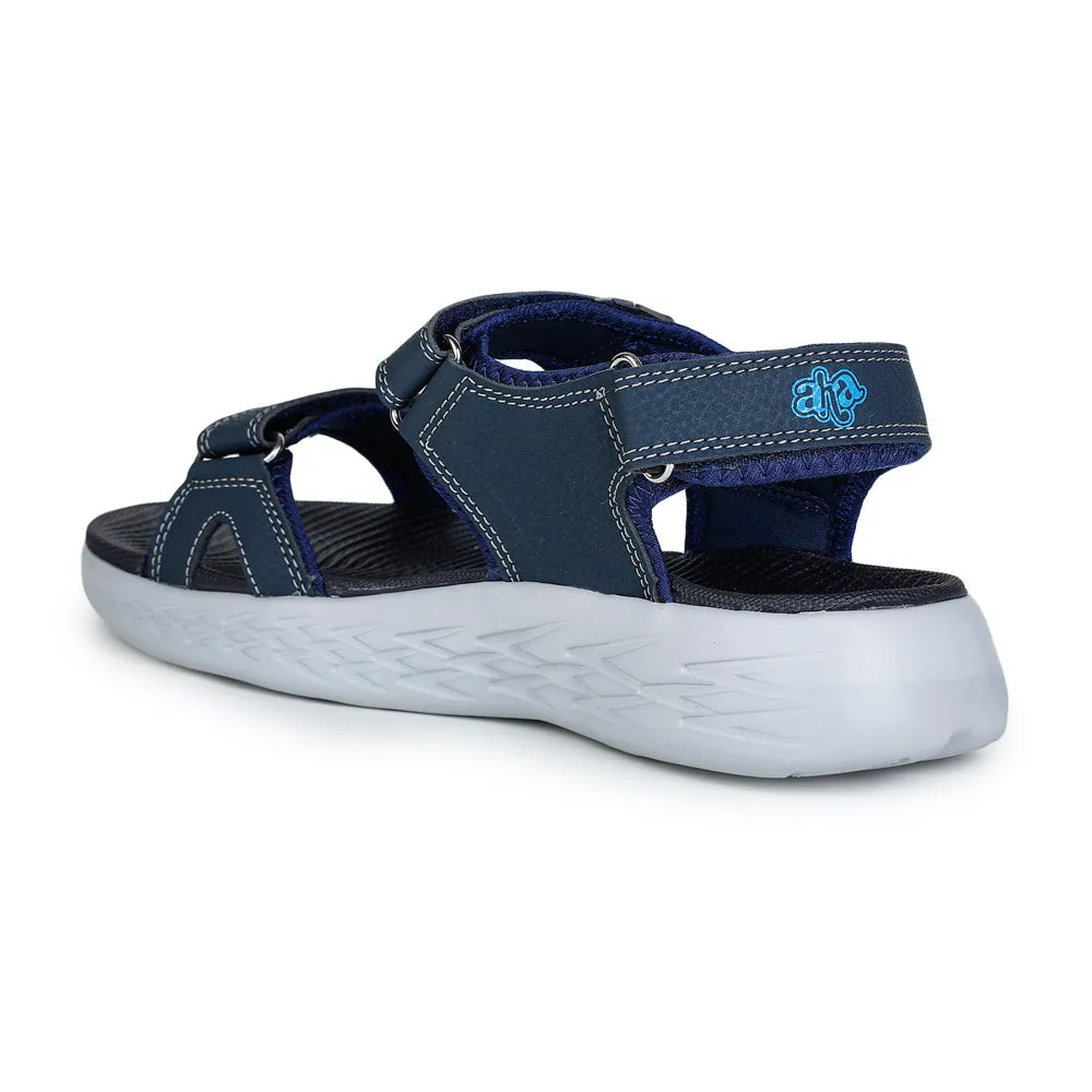 A-HA Casual Blue Sandals For Men IMPACT-9 By Liberty Capri Sandals