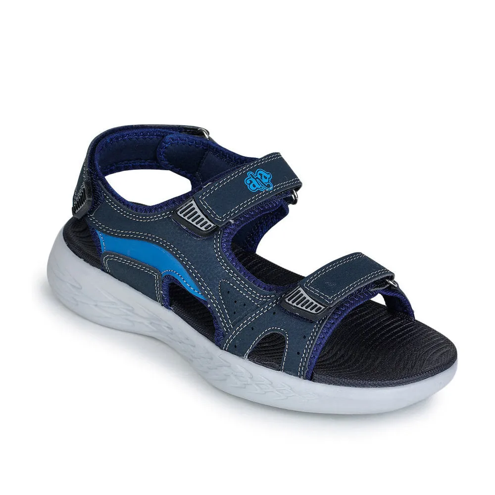 Flat Dress Sandals A-HA Casual Blue Sandals For Men IMPACT-9 By Liberty