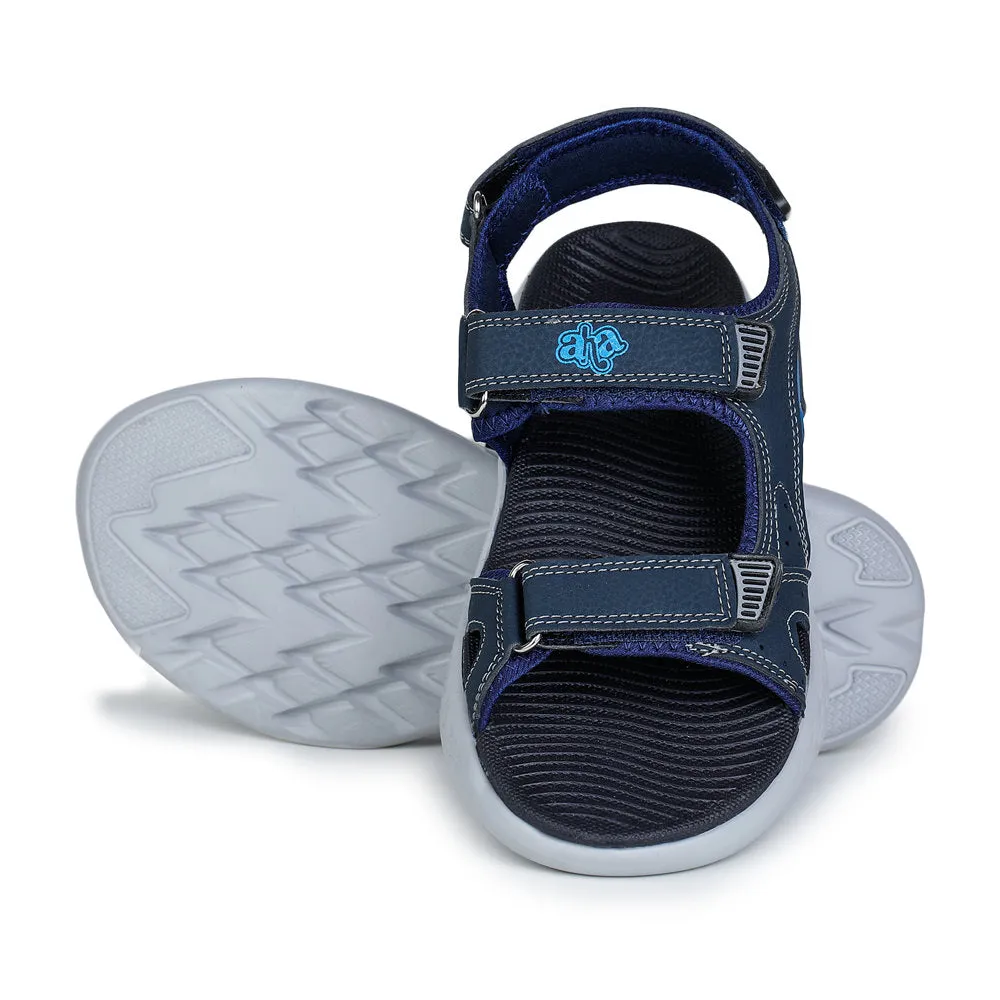 Montego Bay Jamaica Sandals A-HA Casual Blue Sandals For Men IMPACT-9 By Liberty