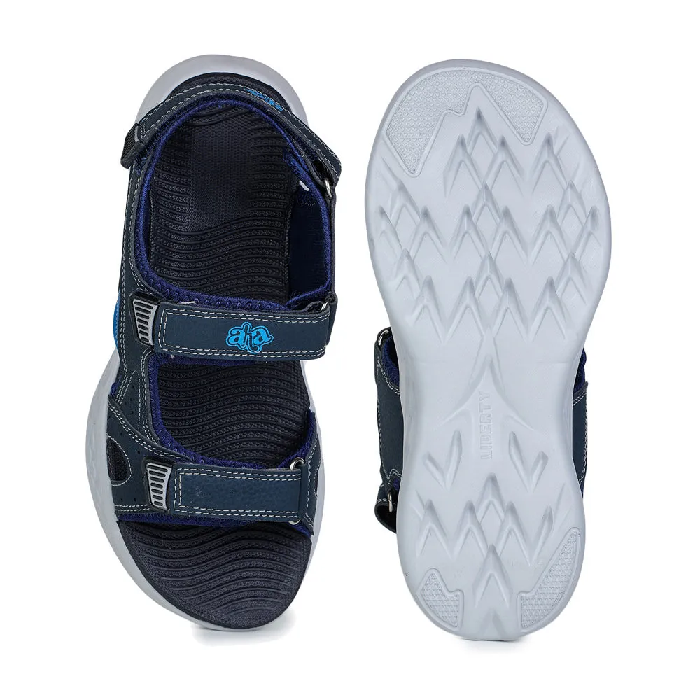 Phone Number A-HA Casual Blue Sandals For Men IMPACT-9 By Liberty