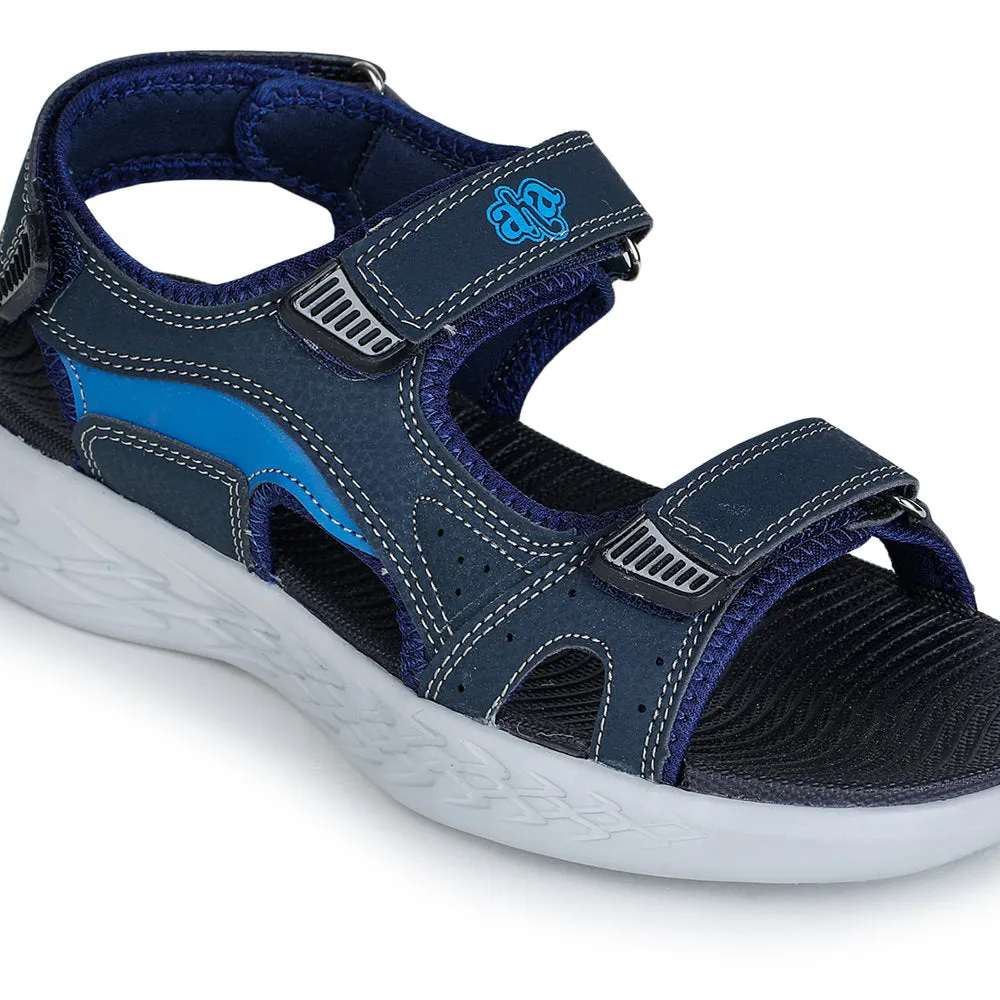 Hippie Sandals A-HA Casual Blue Sandals For Men IMPACT-9 By Liberty