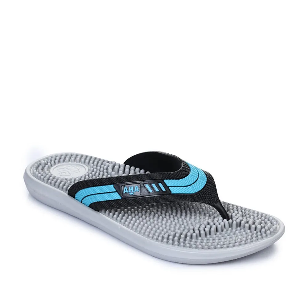 Sandals Birkenstock A-HA Casual Grey Flip Flop For Men ACCUPLUS-1 By Liberty