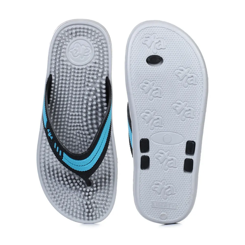 Birkenstock Sandals One Strap A-HA Casual Grey Flip Flop For Men ACCUPLUS-1 By Liberty