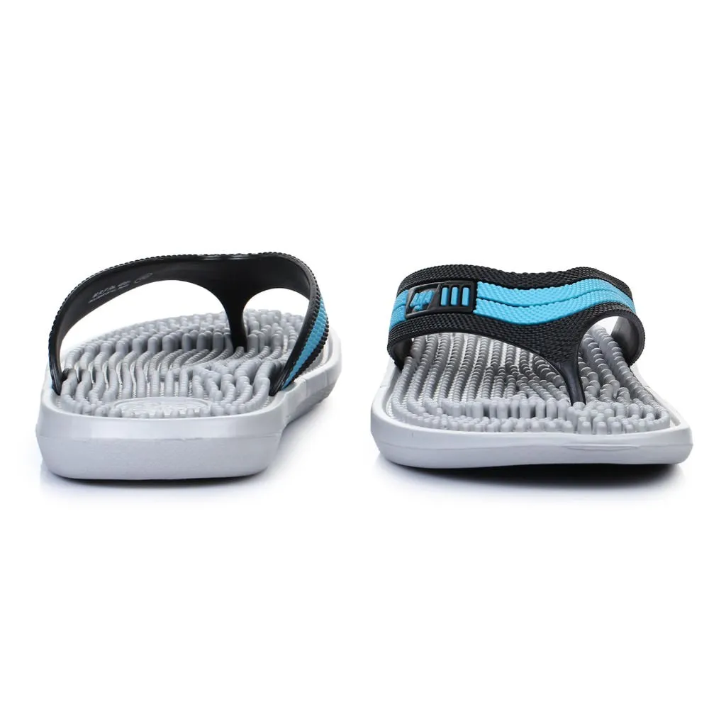 Comfort Casual Sandals A-HA Casual Grey Flip Flop For Men ACCUPLUS-1 By Liberty