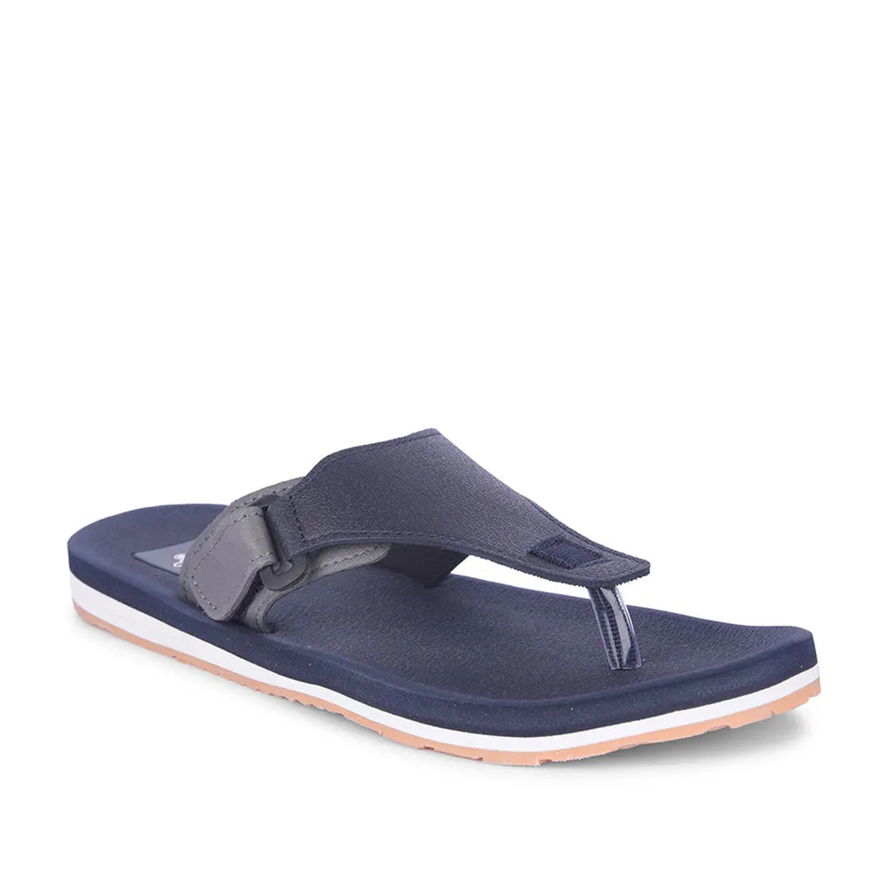 A-HA Casual Navy Blue Flip Flop For Men ANCO-01 By Liberty Sandals Porn