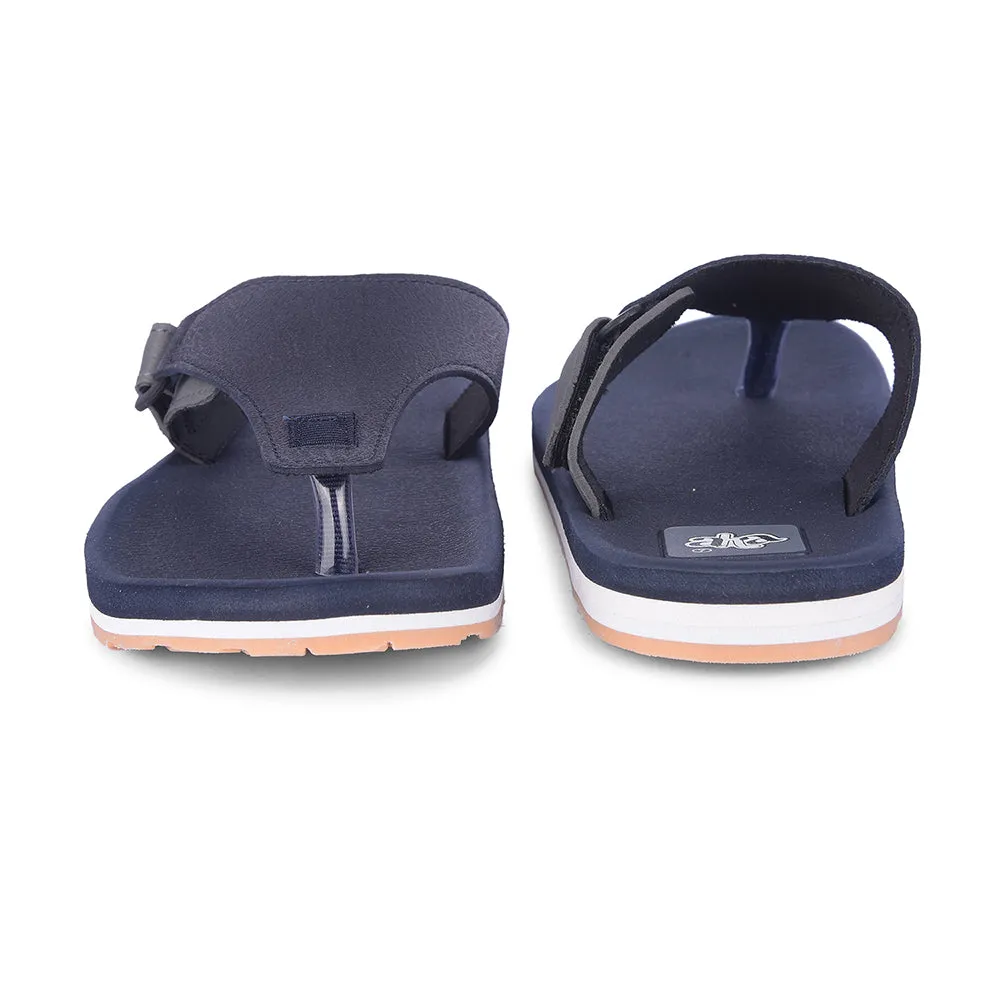 Sandals Shop Near Me A-HA Casual Navy Blue Flip Flop For Men ANCO-01 By Liberty