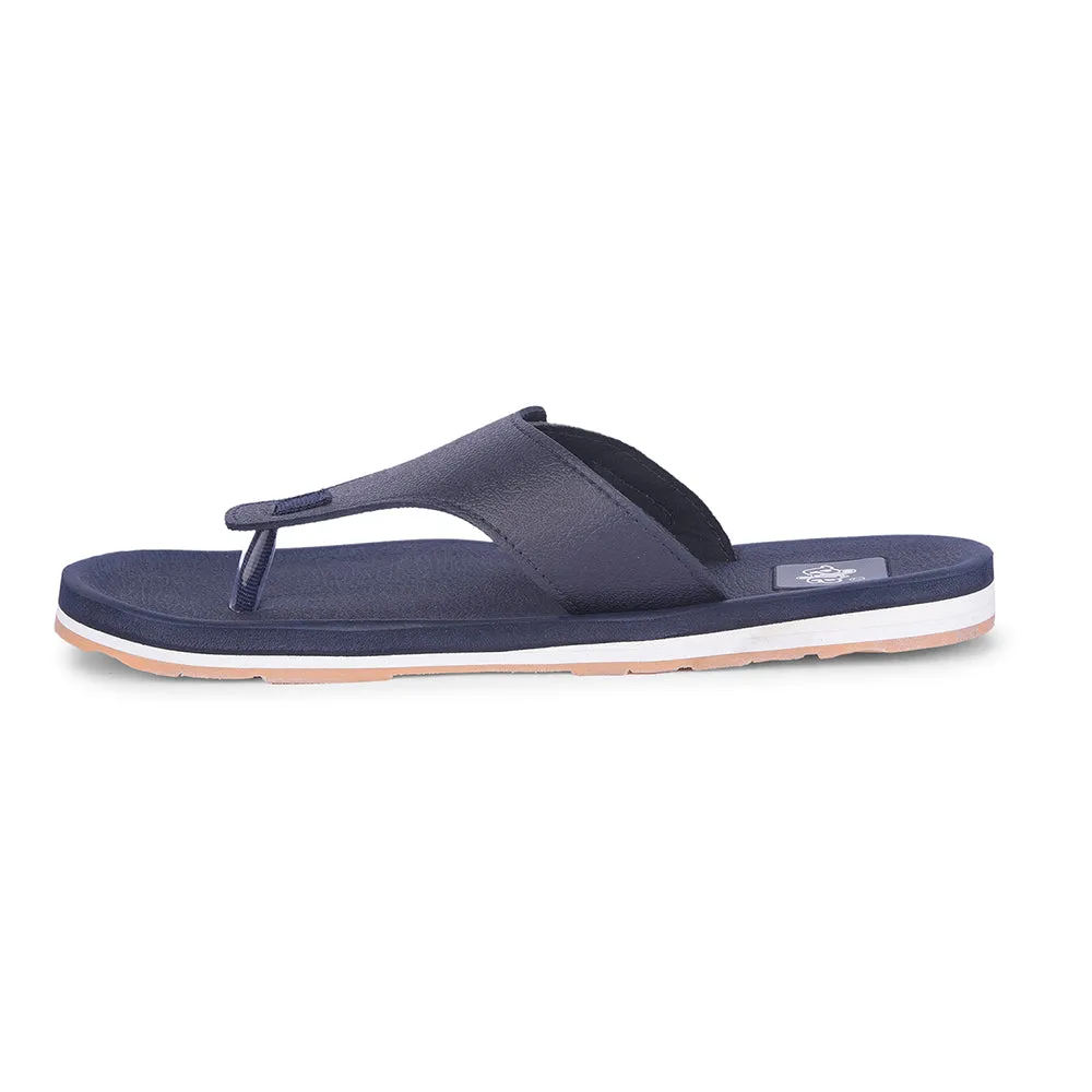 A-HA Casual Navy Blue Flip Flop For Men ANCO-01 By Liberty Double G Sandals
