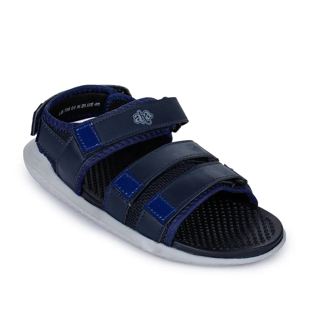 Waterproof Sandals A-HA Casual Navy Blue Sandals For Men LB195-01 By Liberty