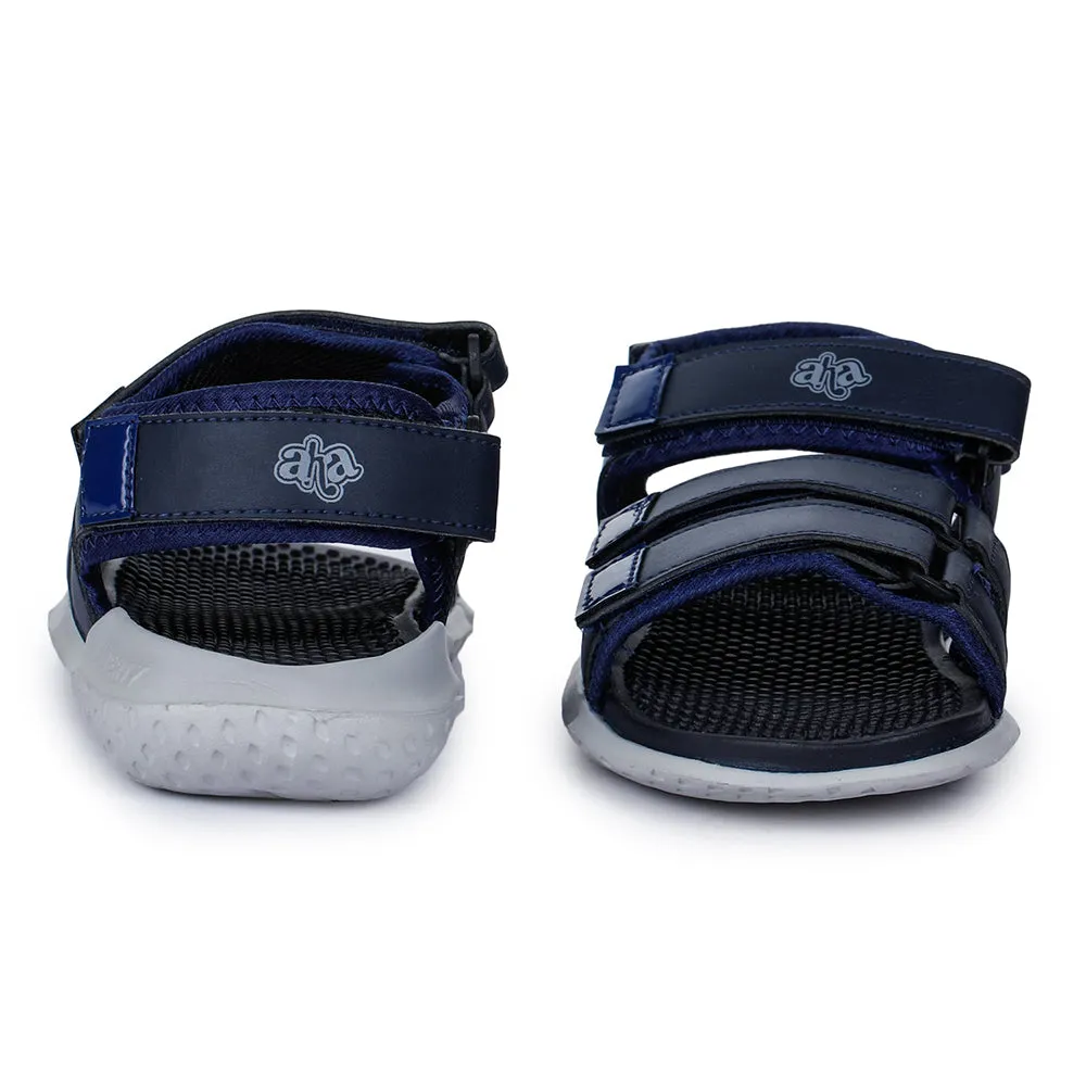 A-HA Casual Navy Blue Sandals For Men LB195-01 By Liberty Sandals That Are Good For Your Feet