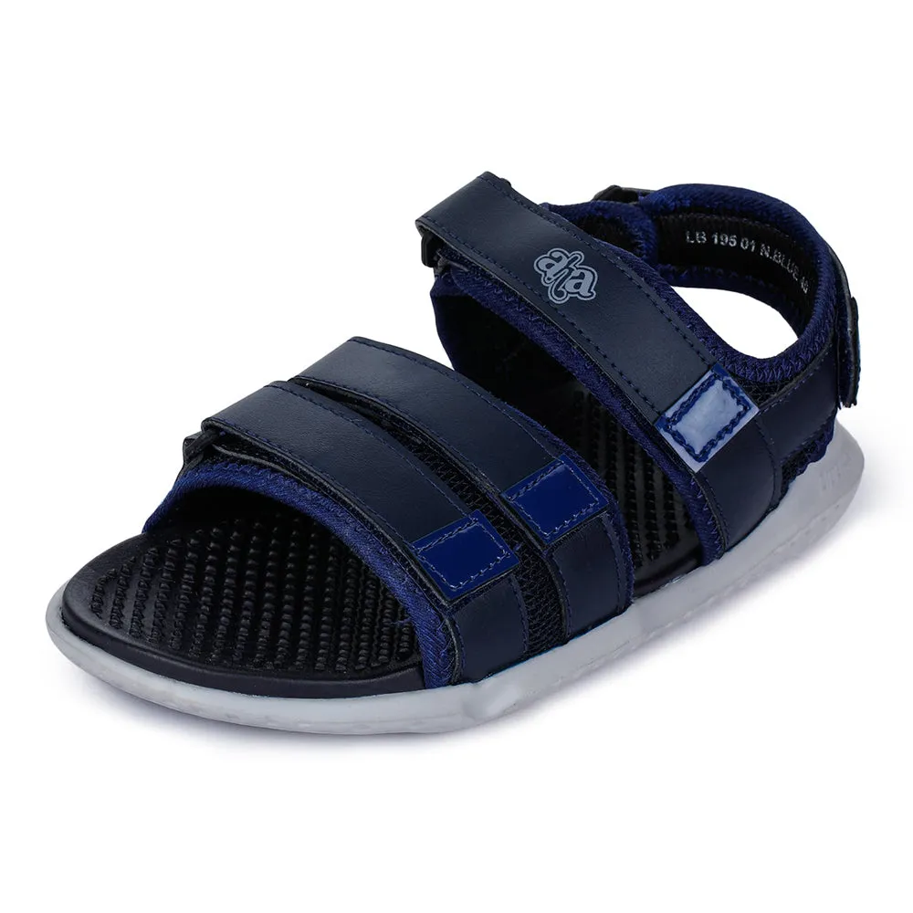 A-HA Casual Navy Blue Sandals For Men LB195-01 By Liberty Ten Little Splash Sandals