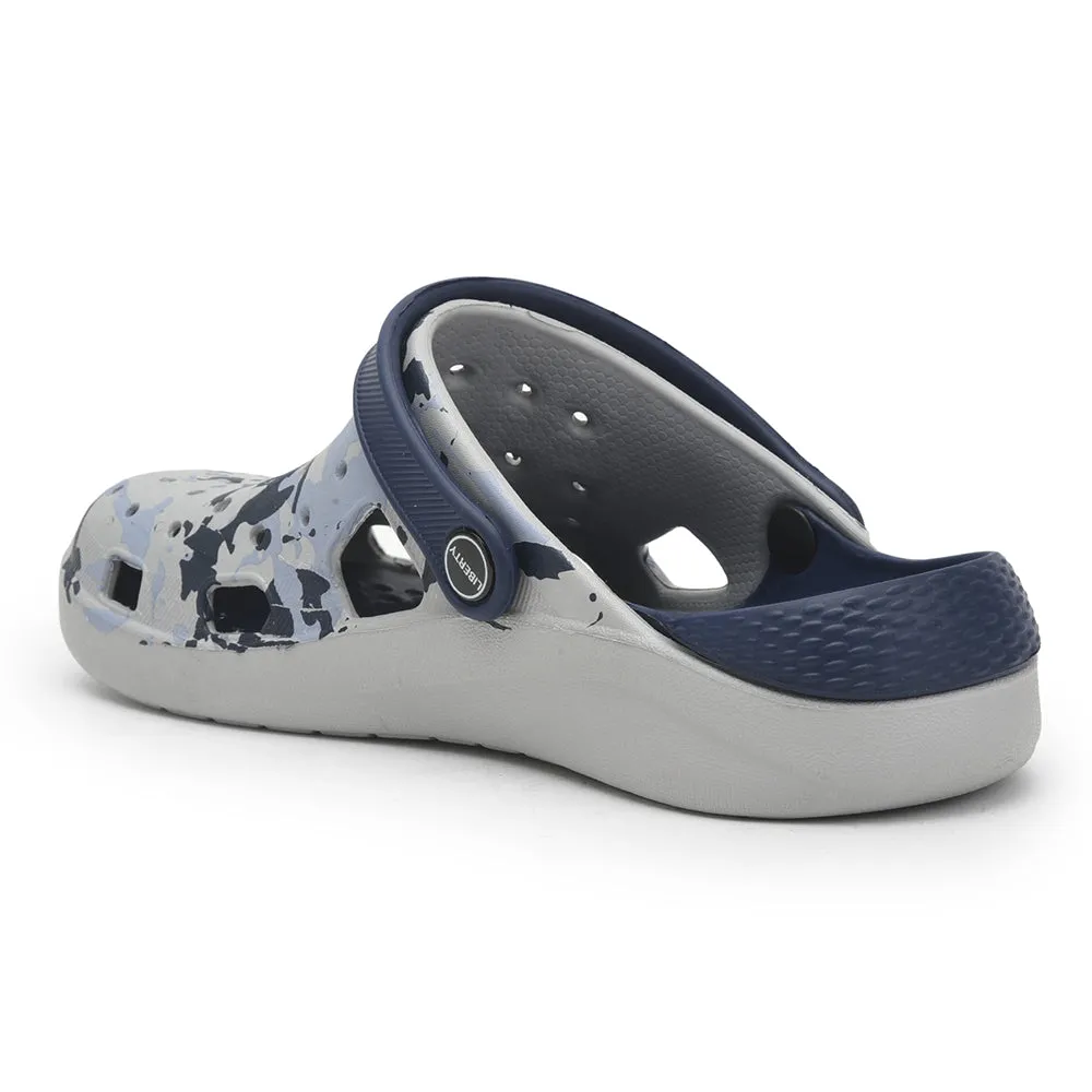 A-HA Navy Blue Casual Slingback Clogs For Men LPMXT-811 By Liberty Sandals Low Heels