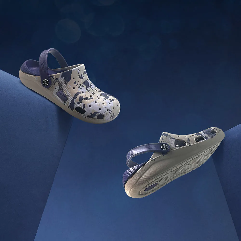 Sandals For Plantar Fasciitis A-HA Navy Blue Casual Slingback Clogs For Men LPMXT-811 By Liberty