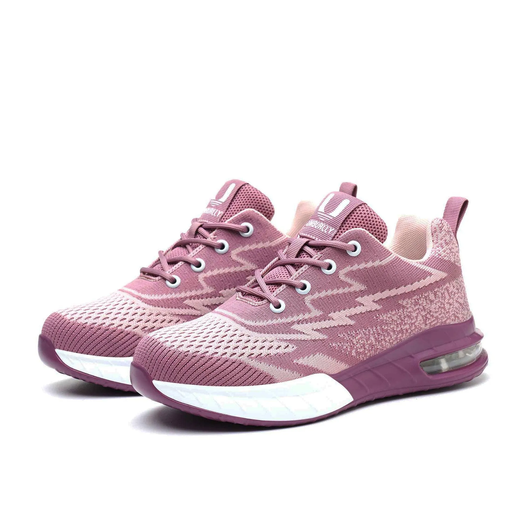 Women's AirFlow Steel Toe Work Sneakers - Air Cushion Sole | B288 Spray To Make Shoes Waterproof