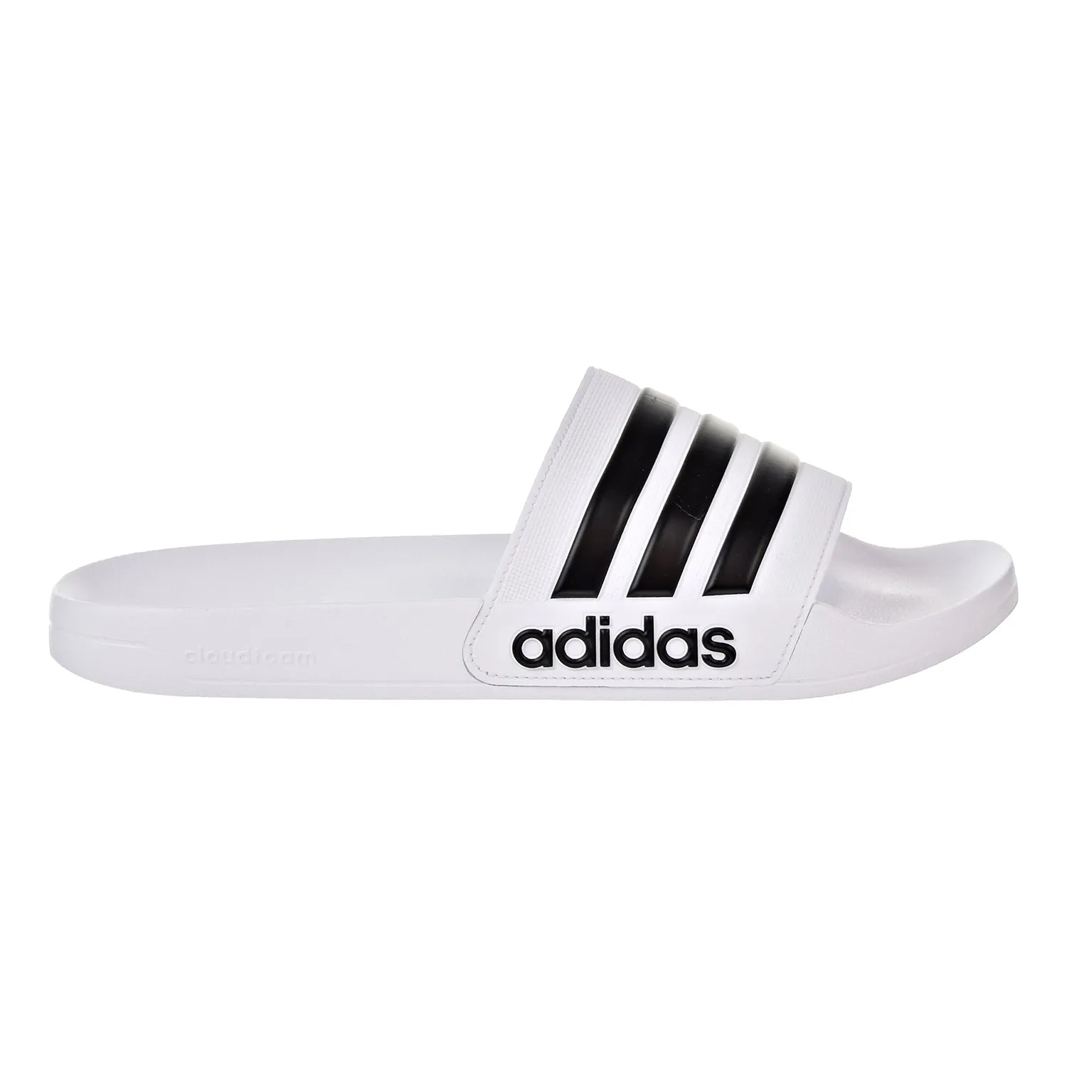 Slingback Slippers Adidas Adilette Cloudfoam Men's Slides White / Core Black / White