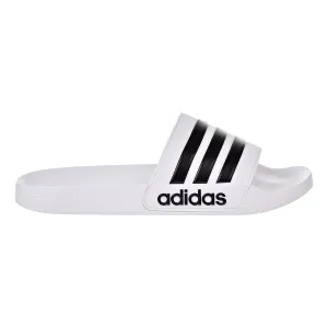 Uptempo Slides Adidas Adilette Cloudfoam Men's Slides White / Core Black / White