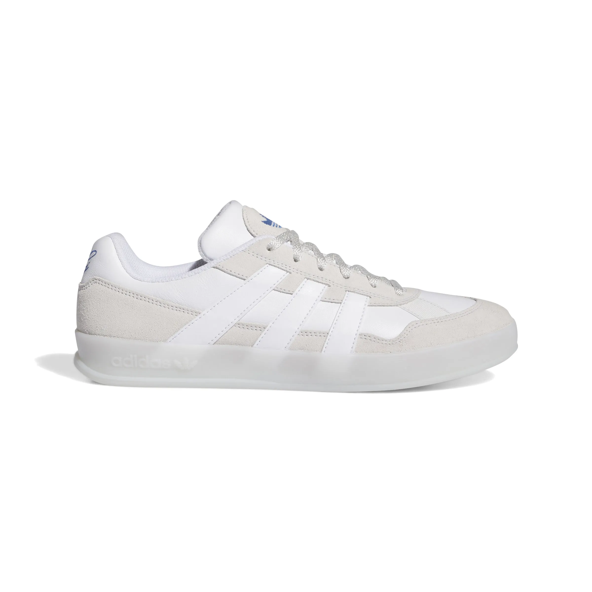 Karate Shoes Adidas Adidas - Aloha Super Shoes in Crystal White/Cloud White/Bluebird
