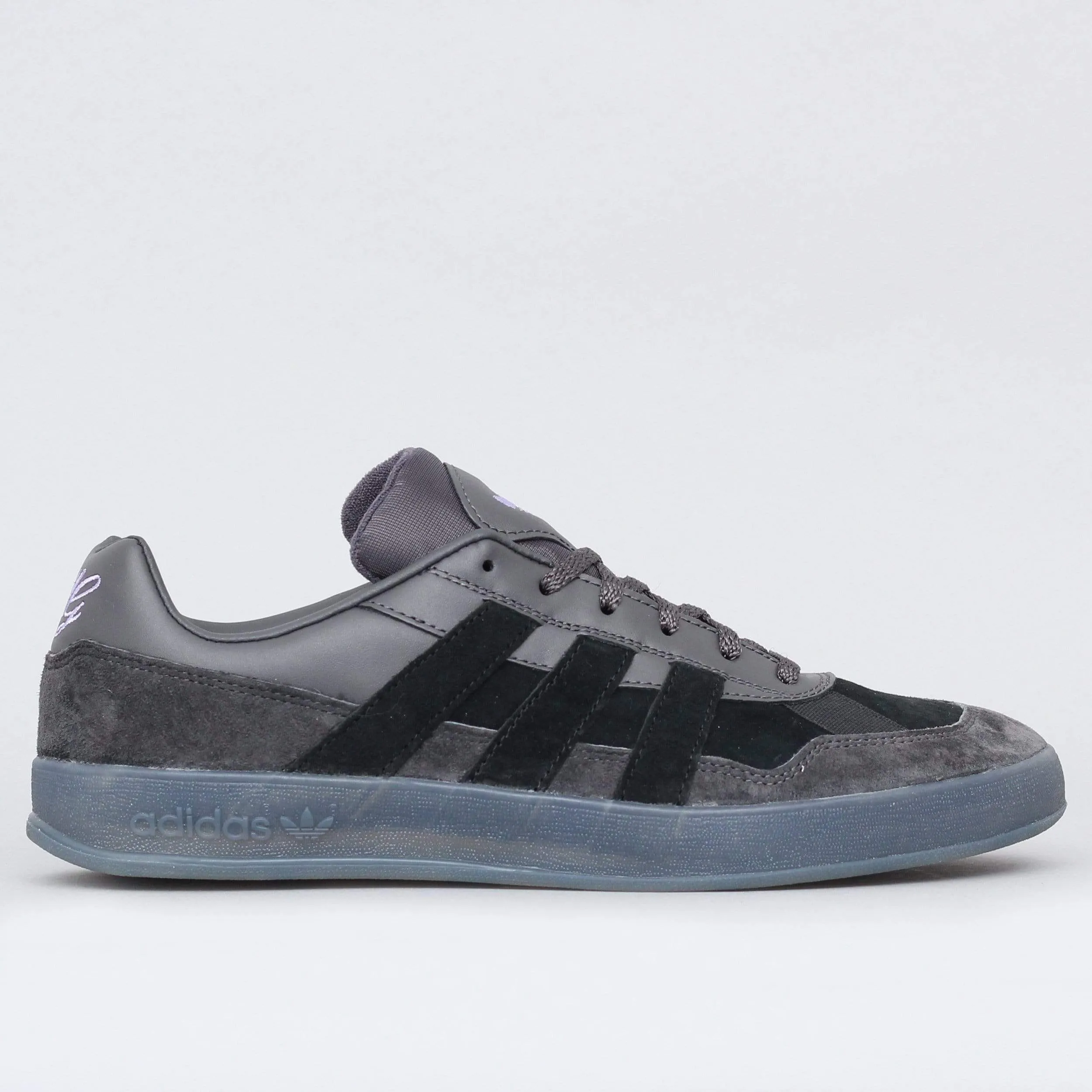 adidas Aloha Super Shoes Utility Black / Core Black / Light Purple Best Adidas Casual Shoes