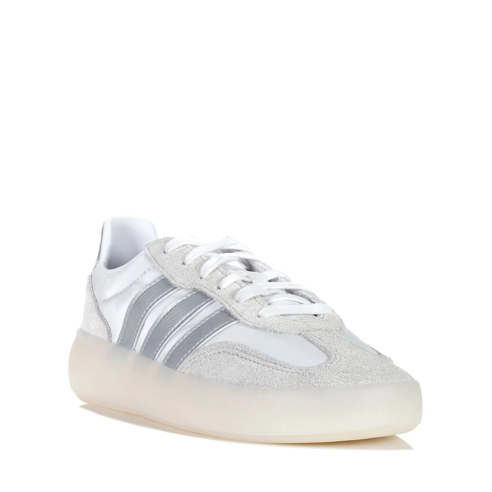 Adidas Barreda Decode White/Silver Adidas Green Golf Shoes