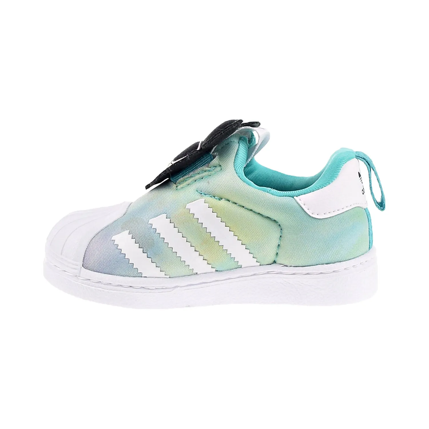 Adidas Disney Superstar 360 I Mickey Toddler's Shoes Semi Mint Rush/Black/White Adidas Evo Shoes