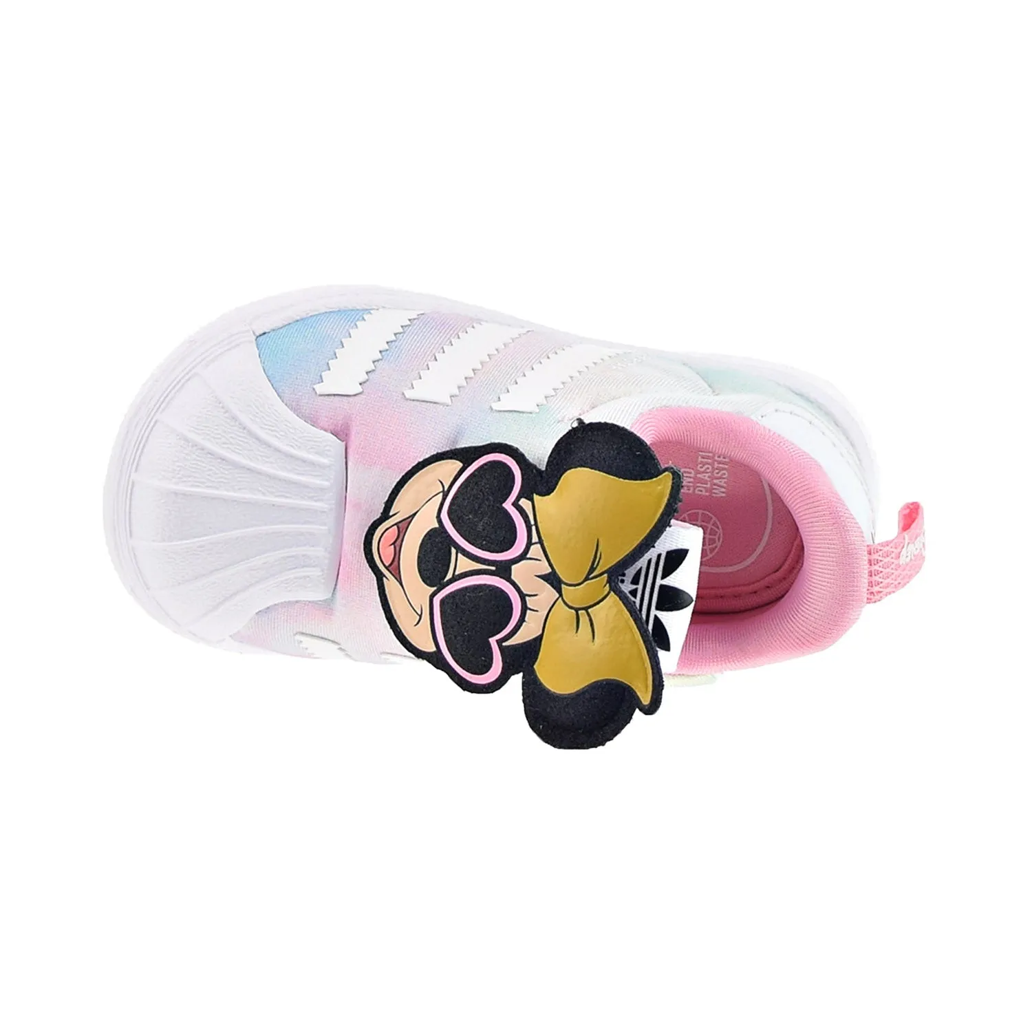Adidas Flat Shoes Adidas Disney Superstar 360 I Minnie Toddler's Shoes Pink/White/Black