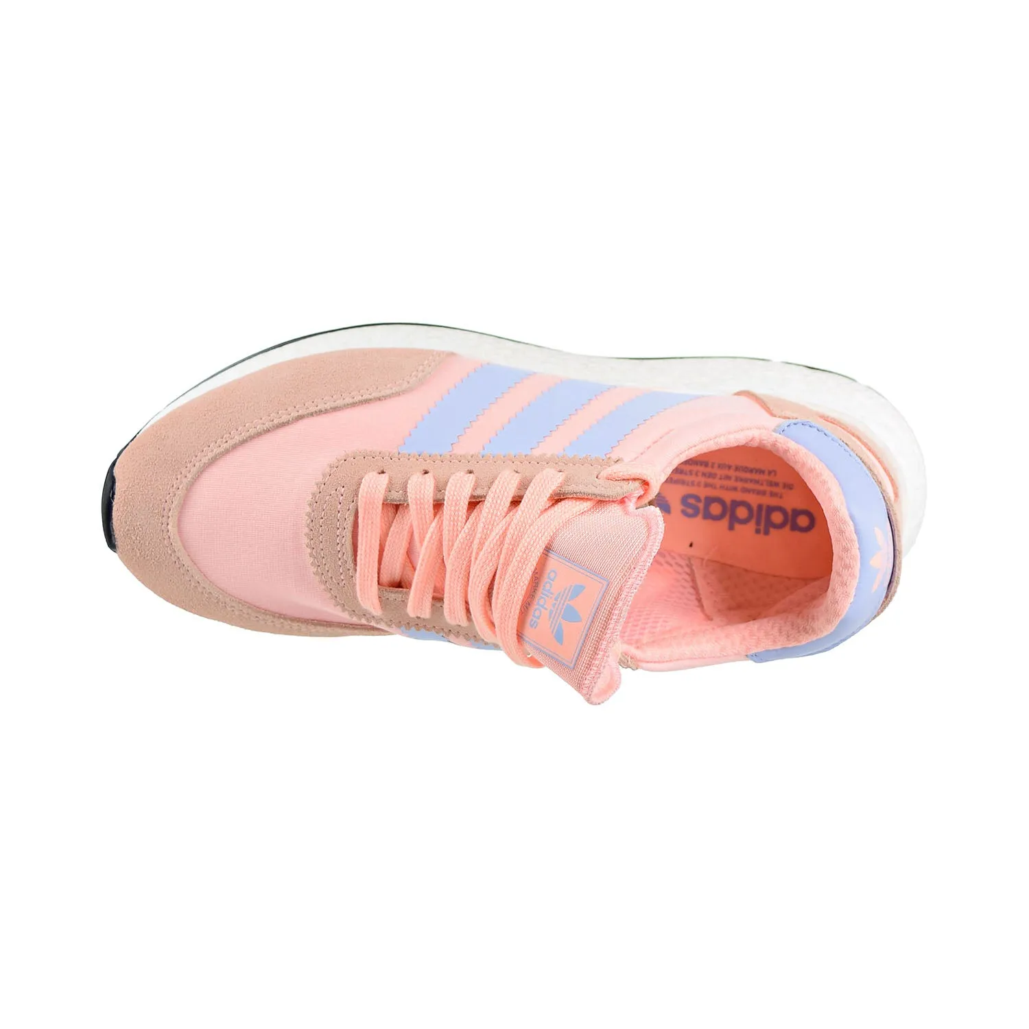 Adidas I-5923 Women's Shoes Clear Orange/Periwinkle/Core Black Adidas Shoes From Ocean Plastic