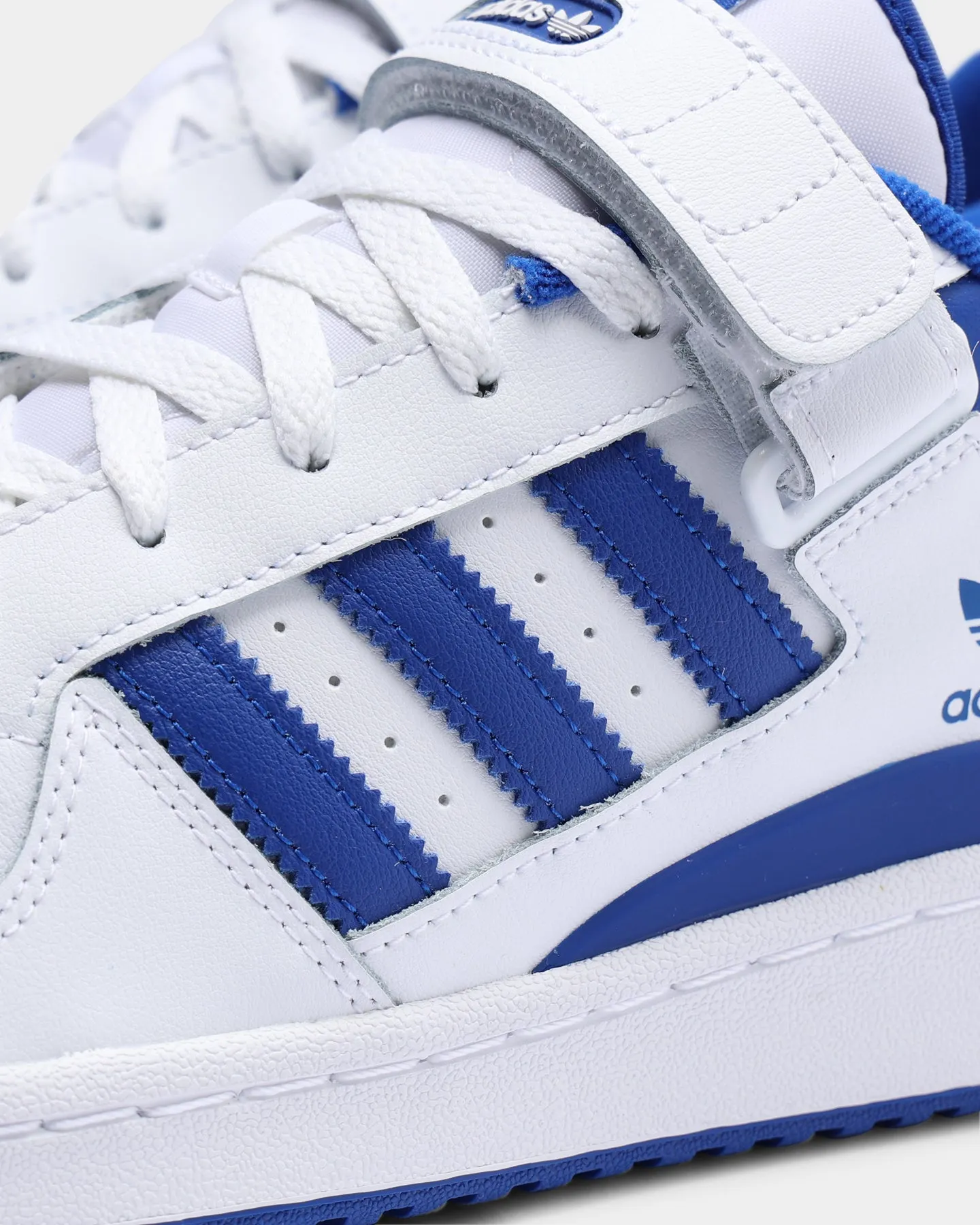 Adidas Men's Forum Low Cloud White / Cloud White / Royal Blue Bellingham Shoes Adidas