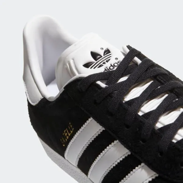 Adidas Originals Adidas Men's Gazelle Shoes - Core Black / White / Gold Metallic
