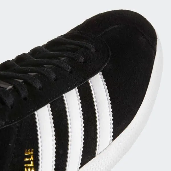 Adidas Men's Gazelle Shoes - Core Black / White / Gold Metallic Adidas Messi Samba Indoor Soccer Shoes