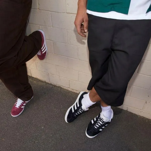 Adidas Men's Gazelle Shoes - Core Black / White / Gold Metallic Pharrell Williams Adidas Shoes Nmd