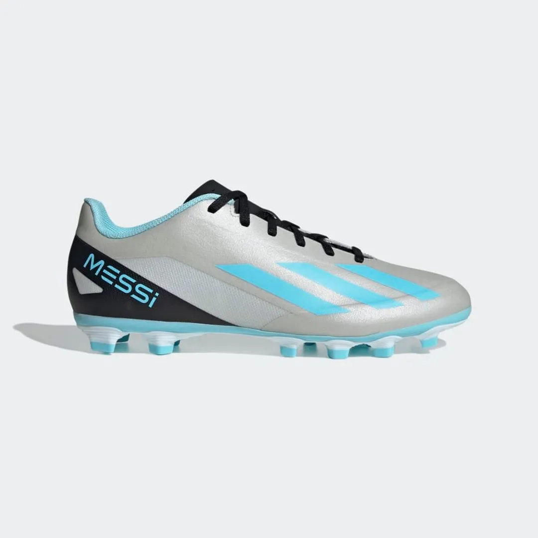 Adidas Shoes Pinterest Adidas Messi .3 Firm Ground Football Boots  Silver Blue / Core Black / Sky Tint