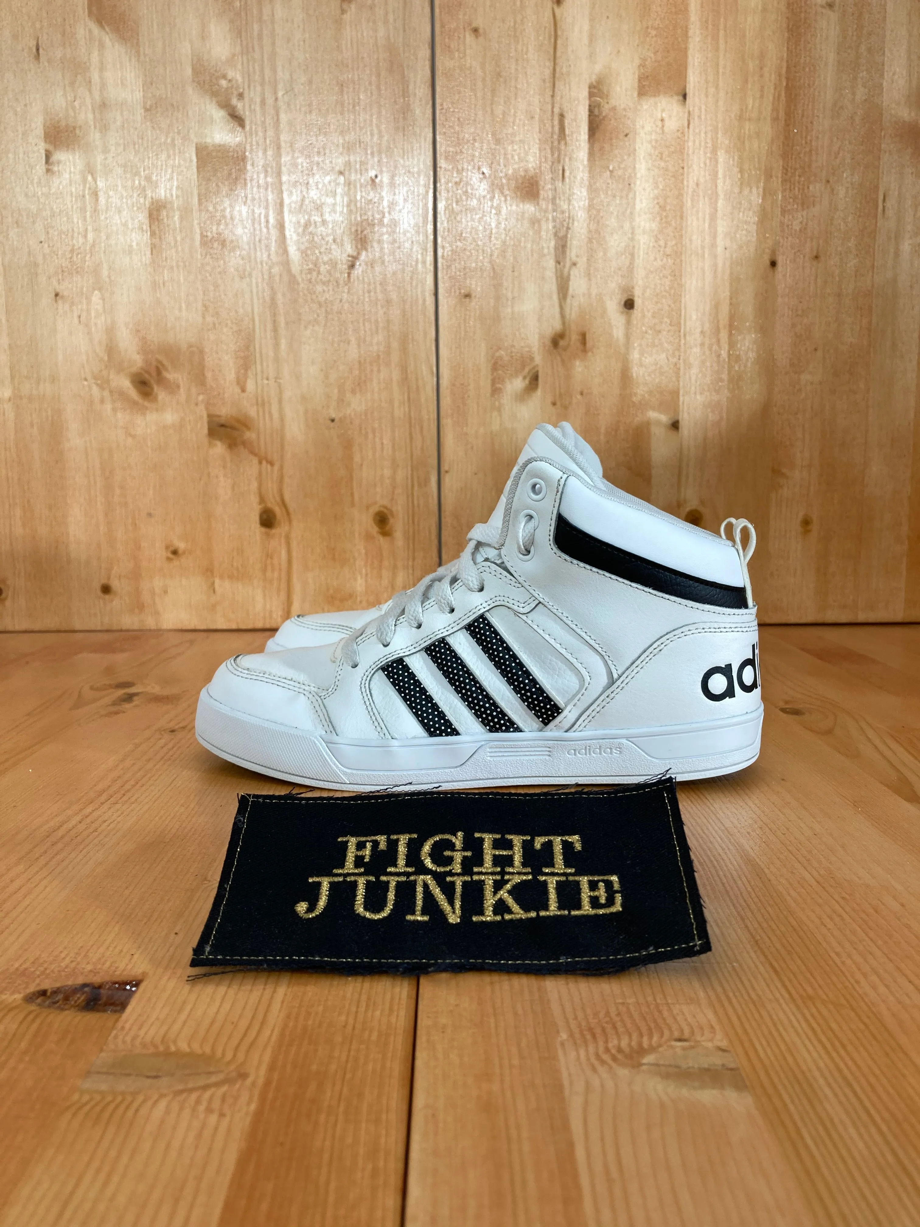 Adidas NEO Raleigh 9TIS Mid K Youth Size 6.5 Shoes Sneakers White New Adidas Basketball Shoes