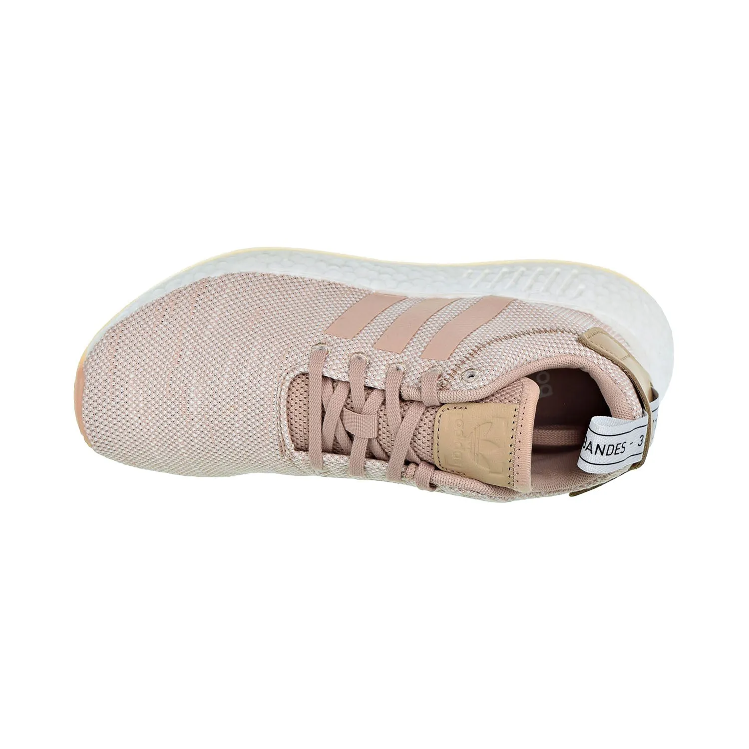 Adidas NMD_R2 Women's Shoes Ash Pearl/White Adidas Shoe Laces Style