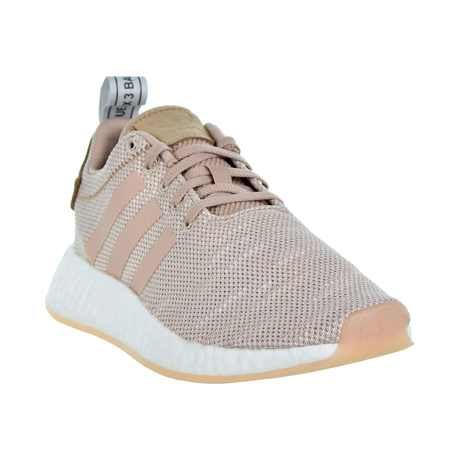 Adidas NMD_R2 Women's Shoes Ash Pearl/White Adidas Shoes Iridescent