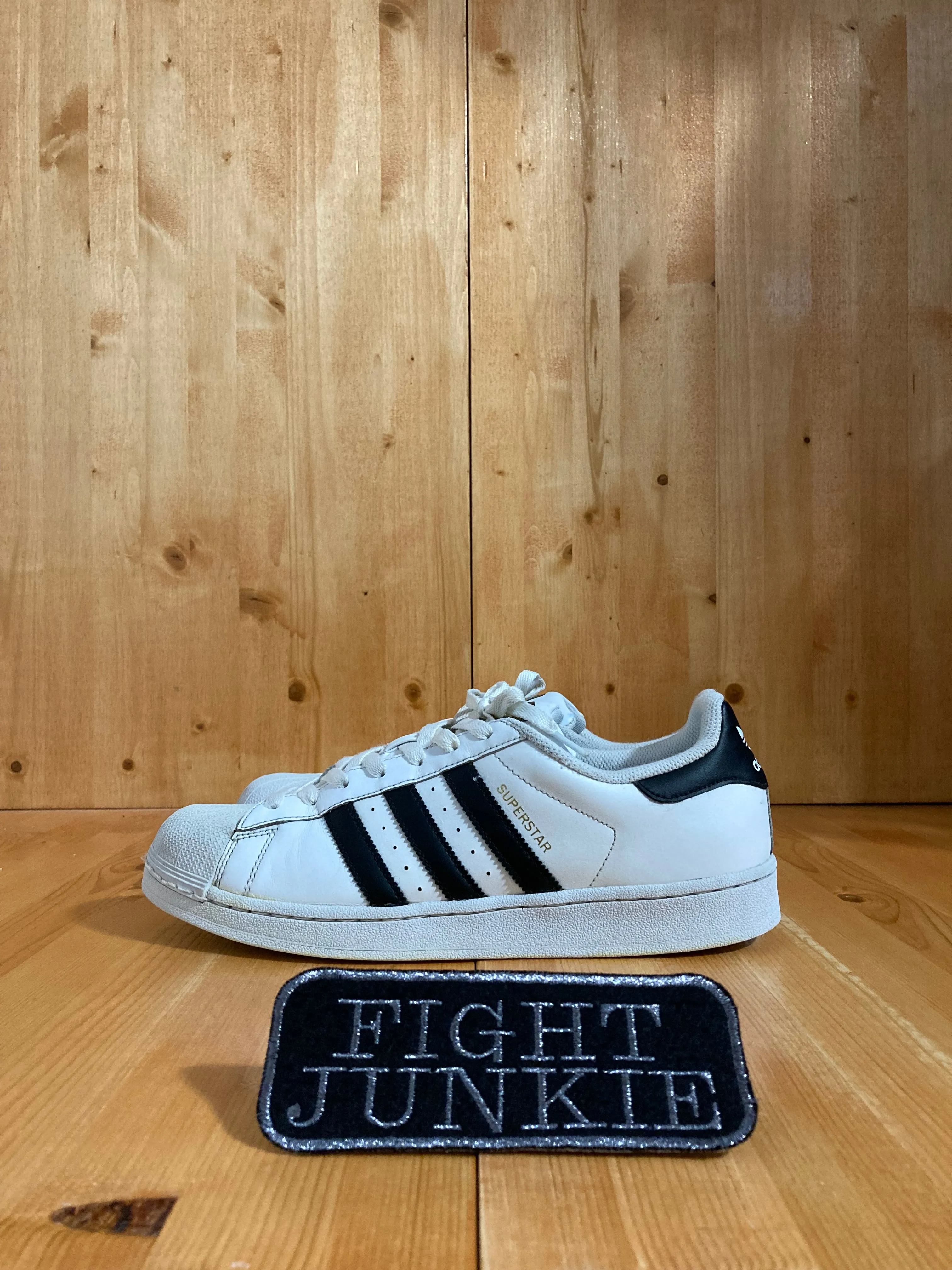 ADIDAS ORIGINALS SUPERSTAR SHELL TOE Mens Size 9.5 Leather Shoes Sneakers White C77124 Adidas Stylish Shoes