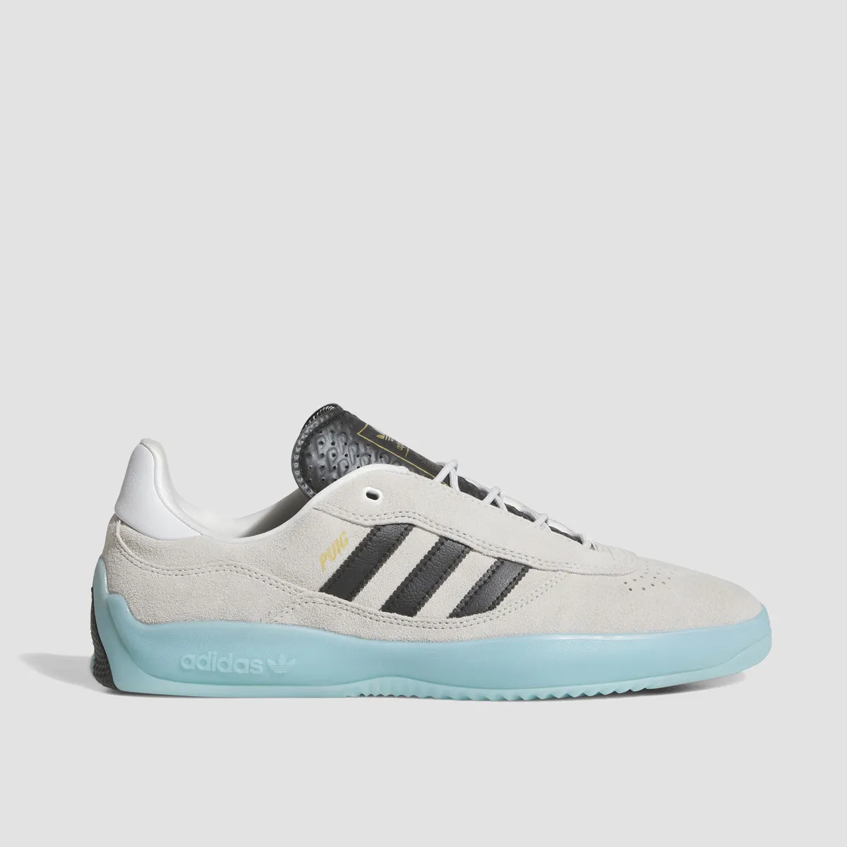 adidas Puig Shoes - Crystal White/Core Black/Light Aqua Adidas By Stella Mccartney Solarglide Shoes