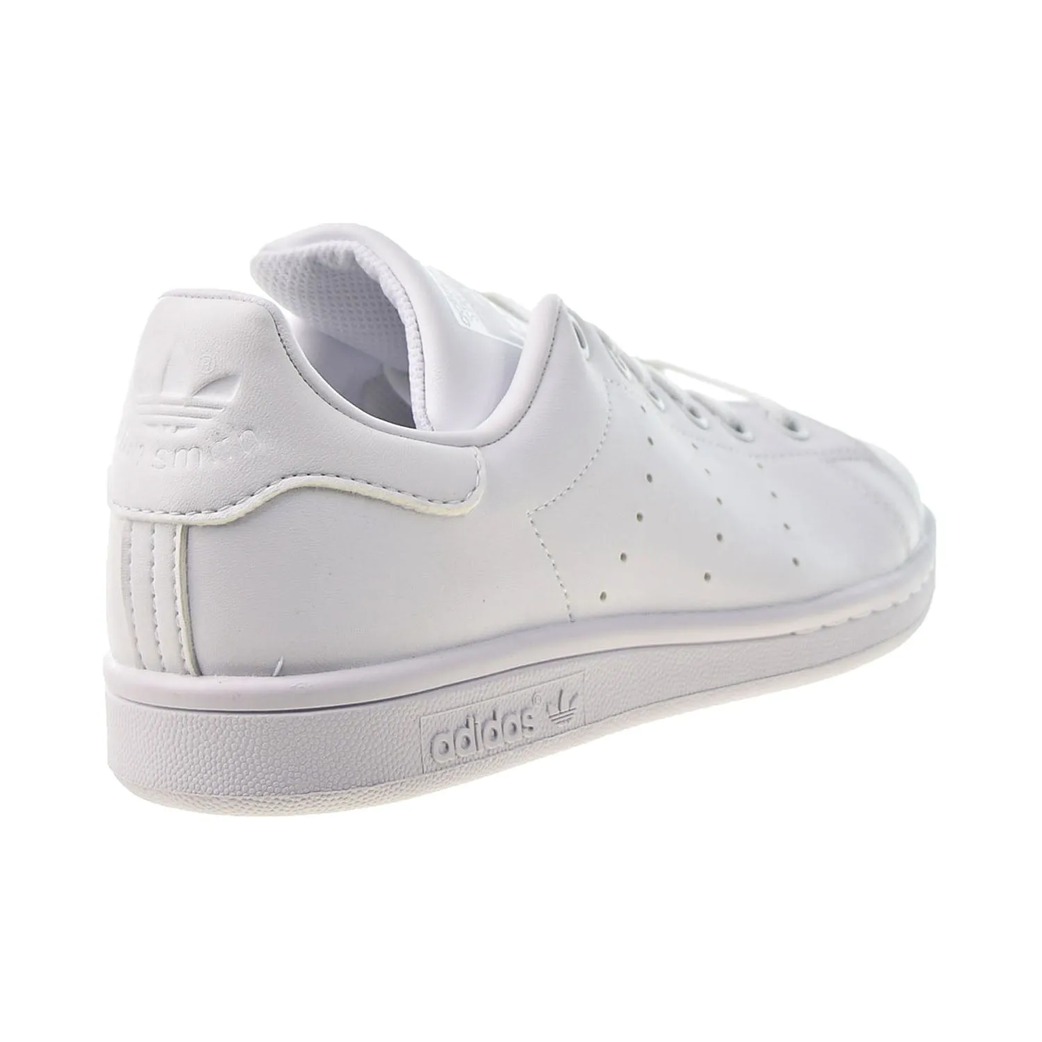 Adidas Stan Smith J Primegreen Big Kids' Shoes White-White Kanye West Adidas Shoes