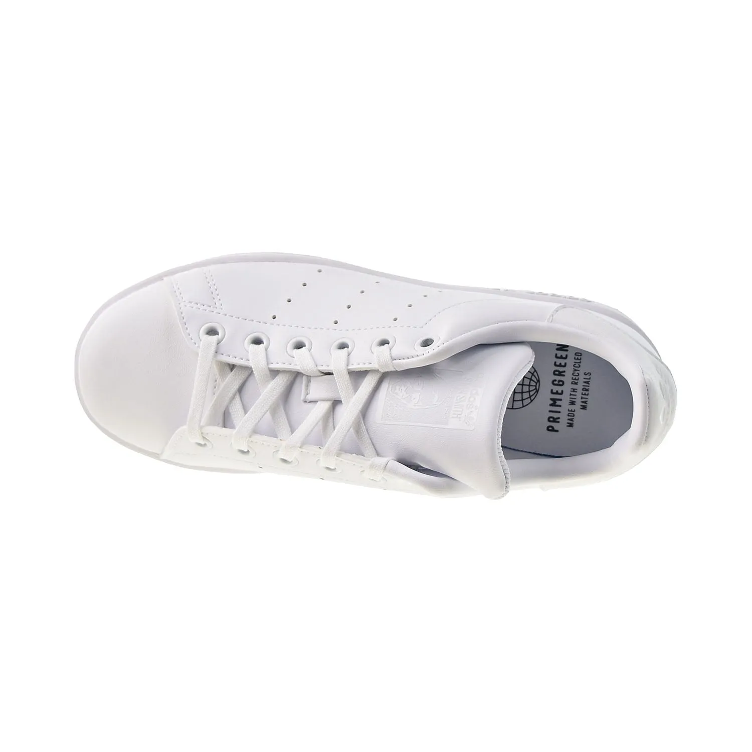 Adidas Stan Smith J Primegreen Big Kids' Shoes White-White Adidas Adizero Boston 10 Running Shoes