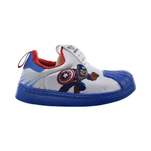 Adidas Superstar 360 Marvel Captain America Little Kids' Shoes White Golf Galaxy Adidas Golf Shoes