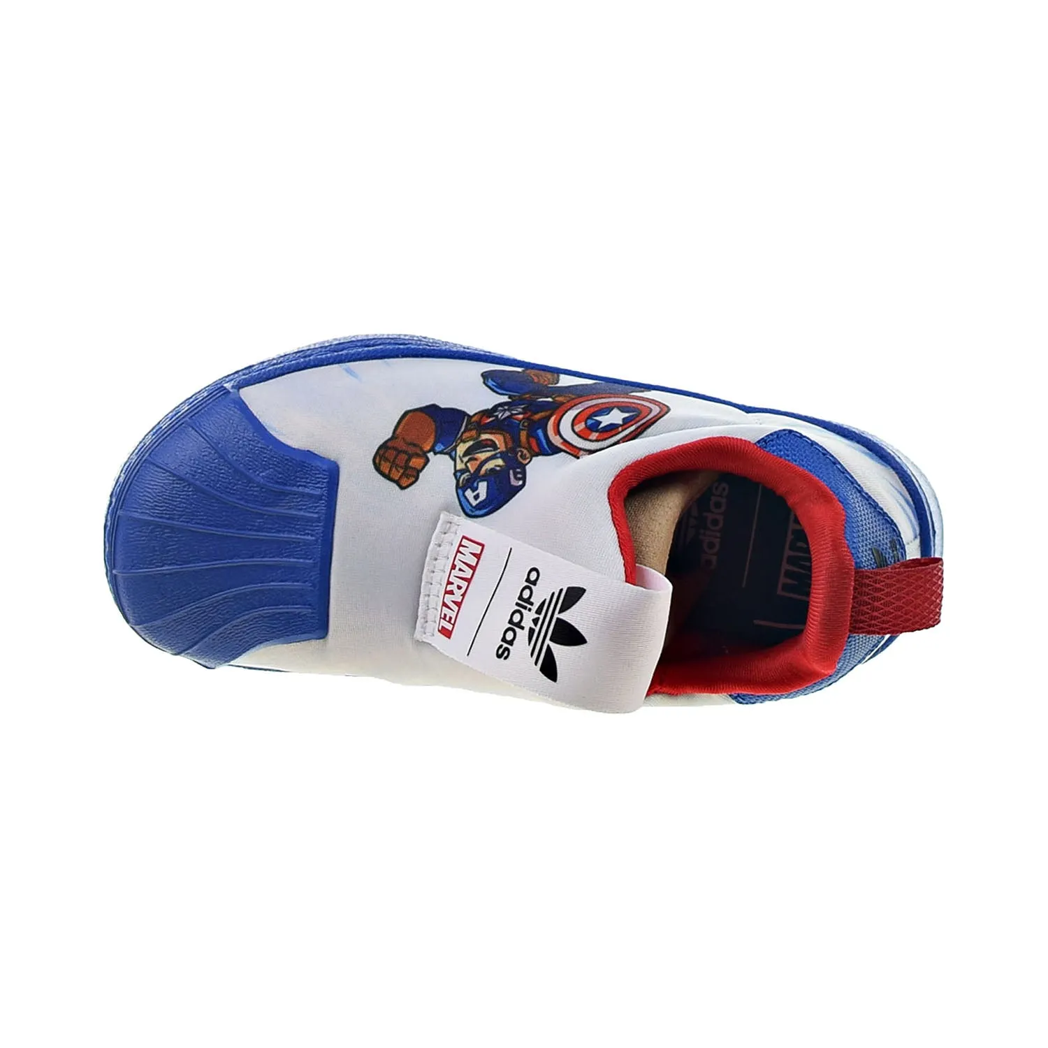 Adidas Superstar 360 Marvel Captain America Little Kids' Shoes White Adidas Trae Young Shoes
