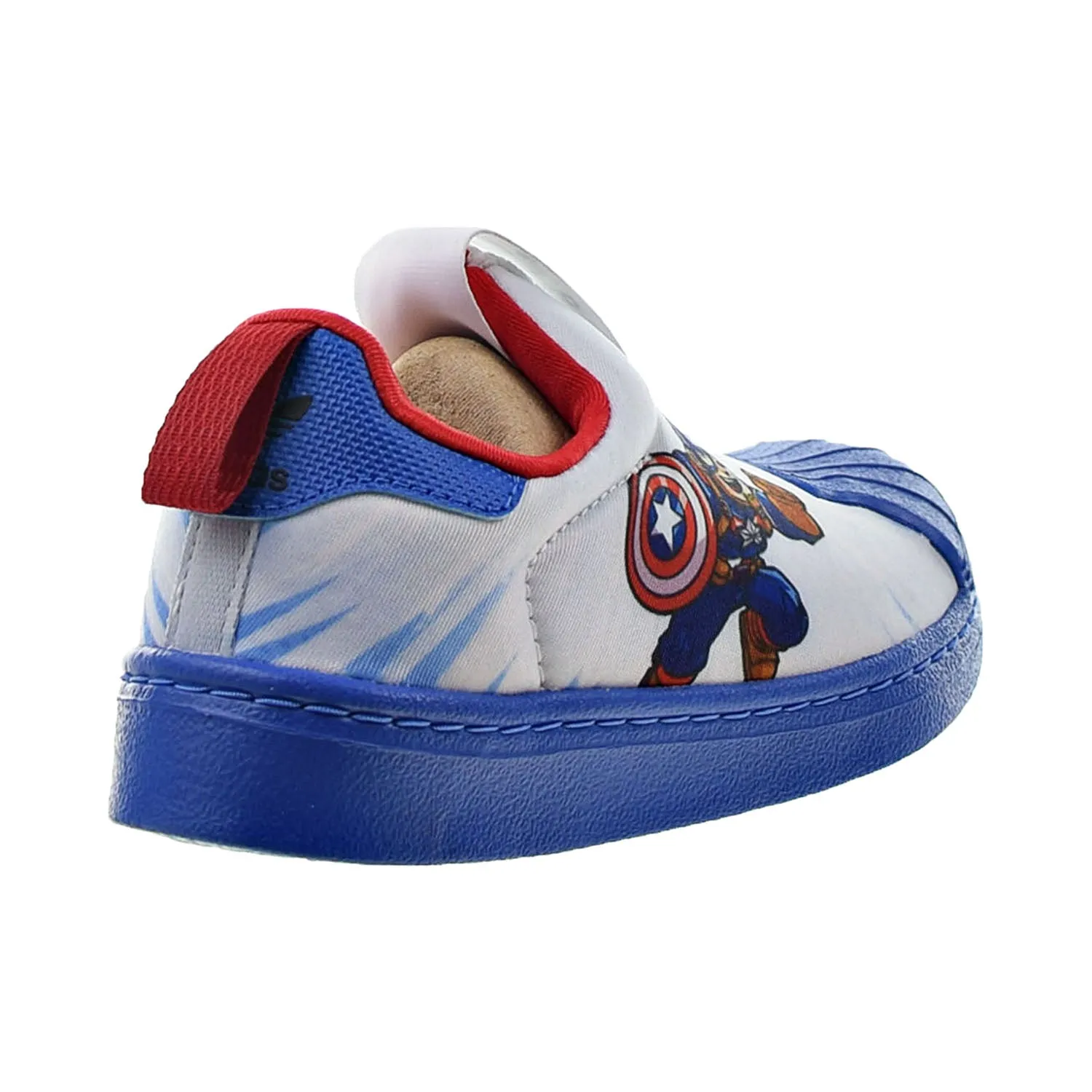 Adidas Campus Athletic Shoe Adidas Superstar 360 Marvel Captain America Little Kids' Shoes White