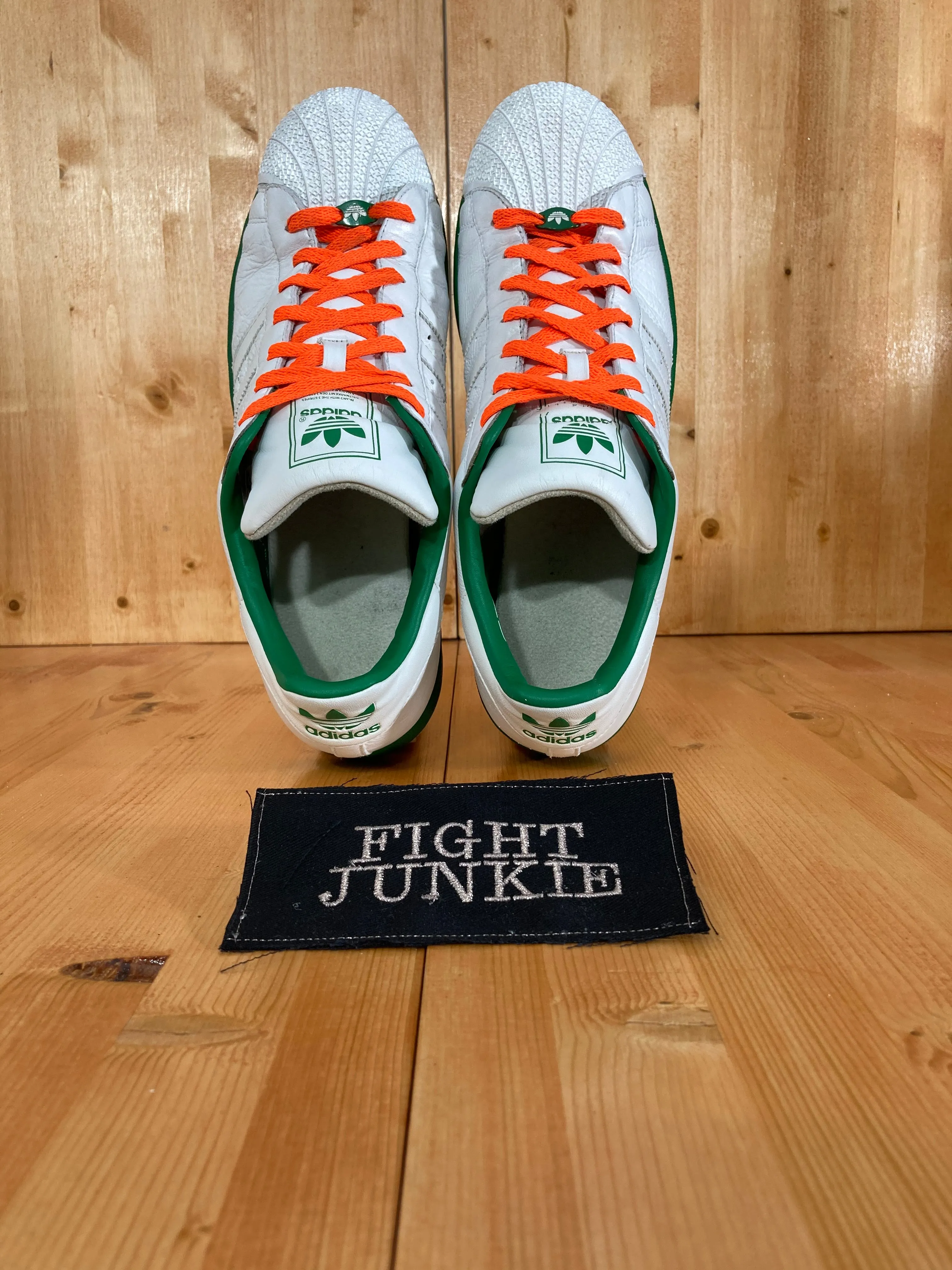 ADIDAS SUPERSTAR II 2 Men's Size 14 Leather Low Top Shoes Sneakers White Adidas Croc Shoes