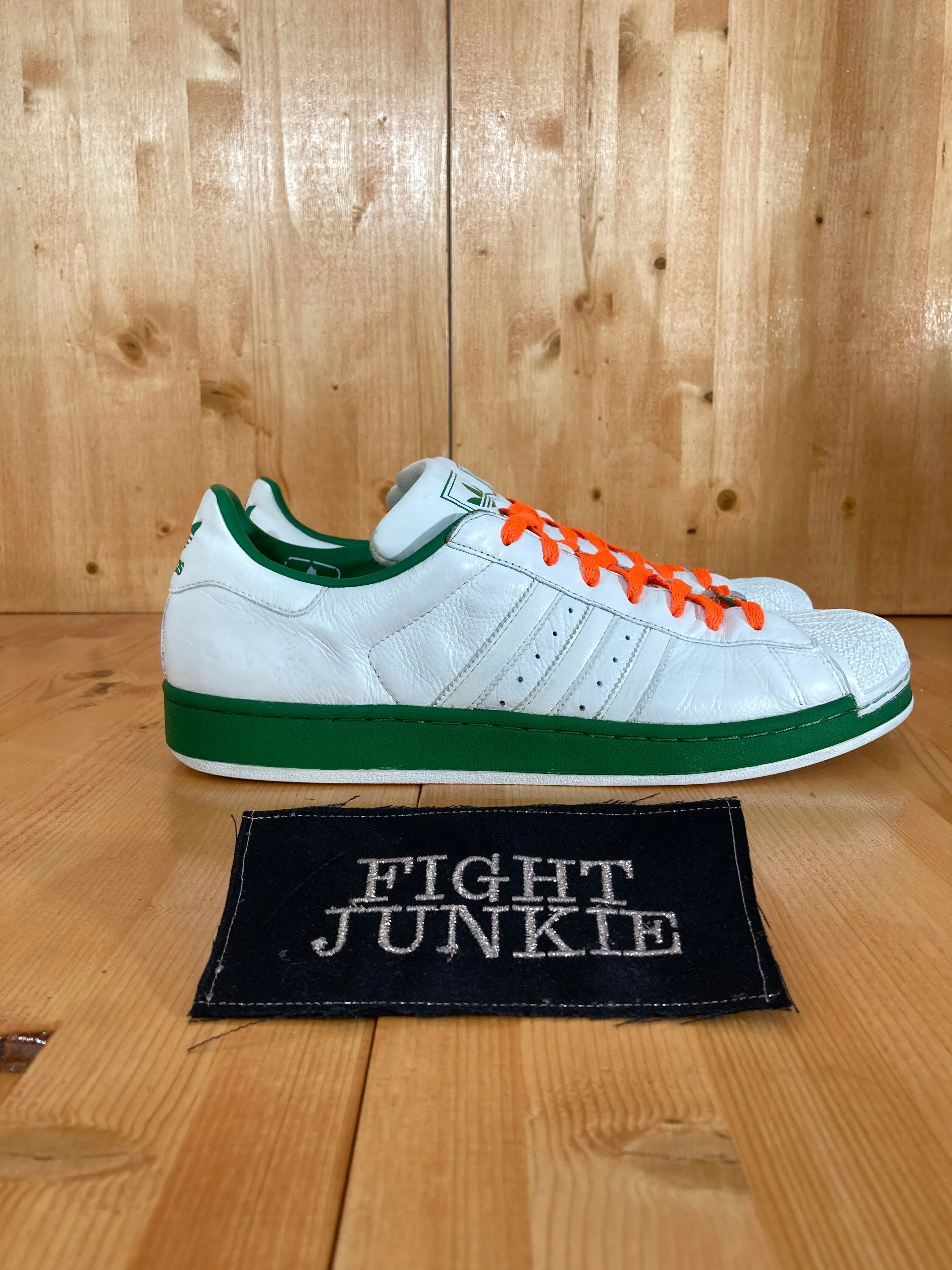 ADIDAS SUPERSTAR II 2 Men's Size 14 Leather Low Top Shoes Sneakers White New Shoes Adidas