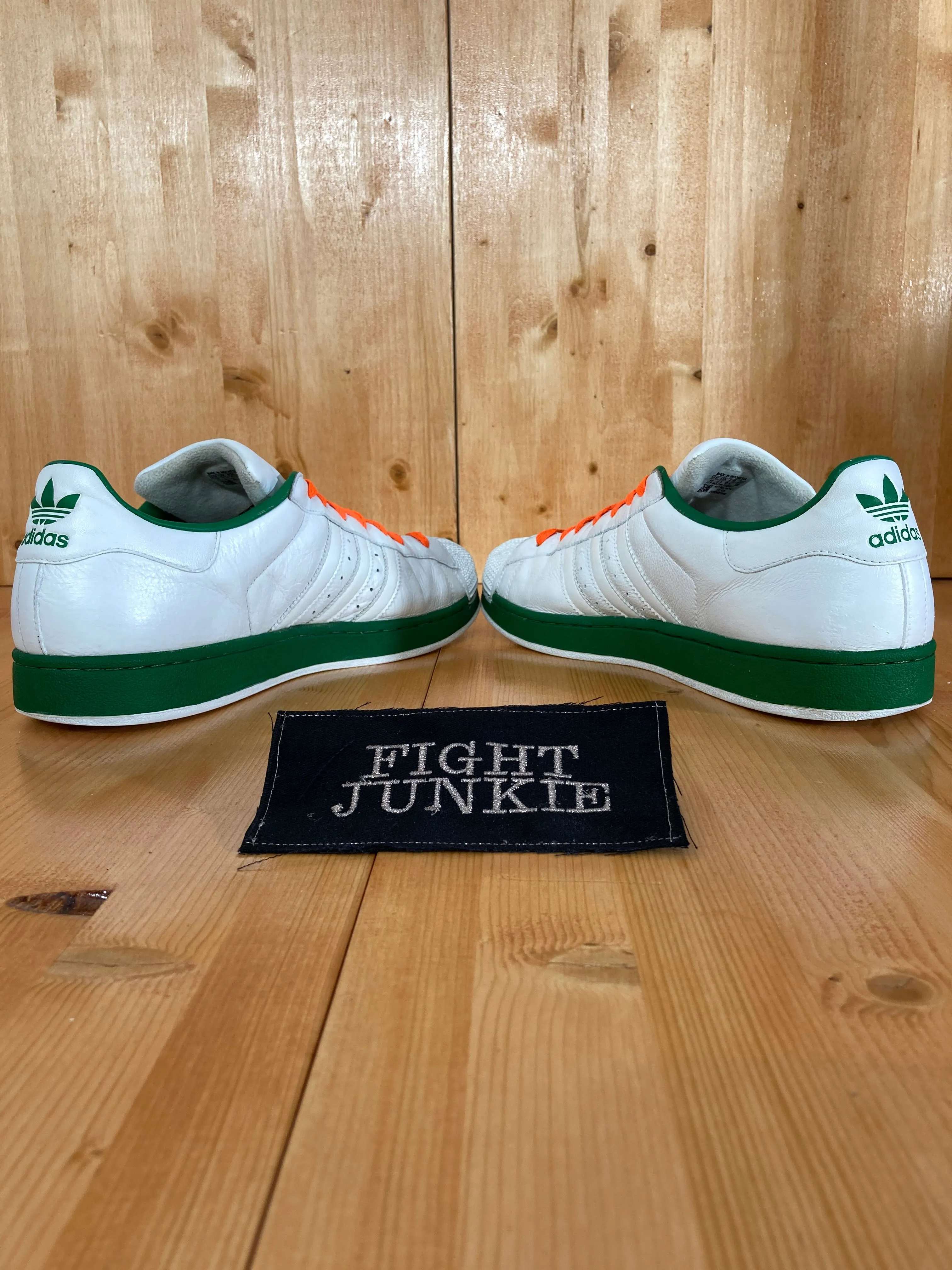 Boxer Adidas Shoes ADIDAS SUPERSTAR II 2 Men's Size 14 Leather Low Top Shoes Sneakers White