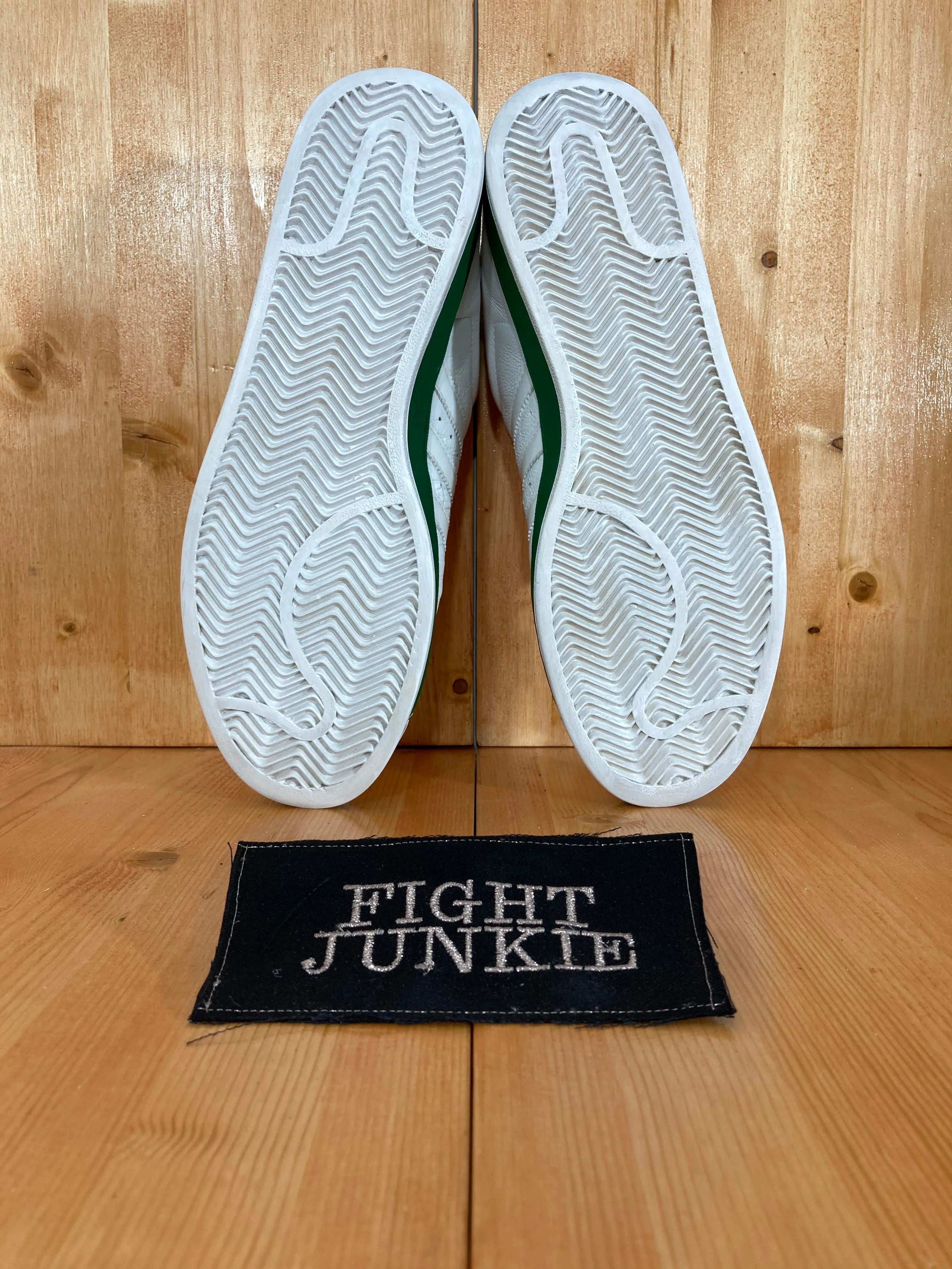 ADIDAS SUPERSTAR II 2 Men's Size 14 Leather Low Top Shoes Sneakers White Rasta Shoes Adidas